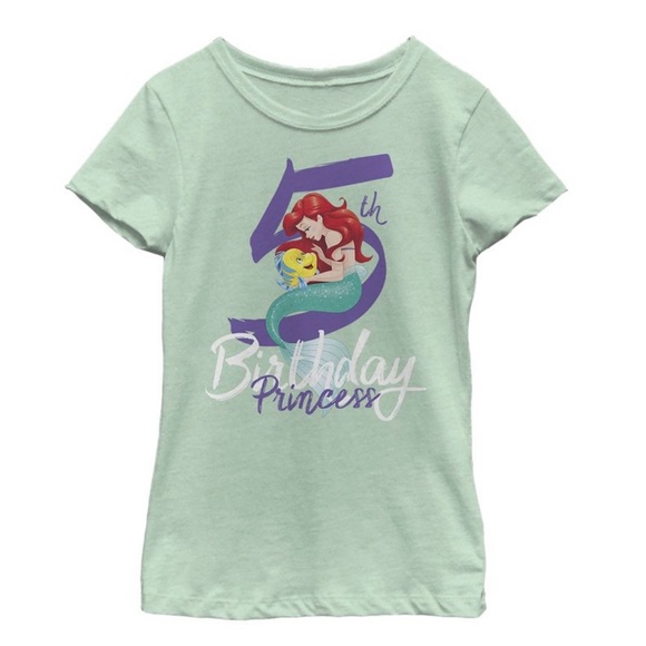 πNewπ Little Mermaid 5th birthday shirt